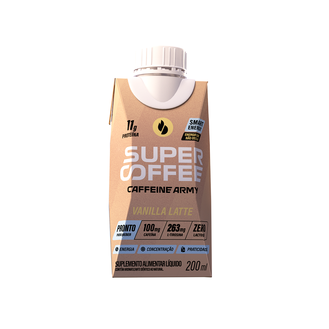 SuperCoffee Vanilla Latte Pronto Para Beber