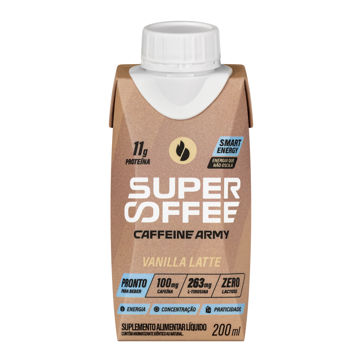 SuperCoffee Vanilla Latte Pronto Para Beber